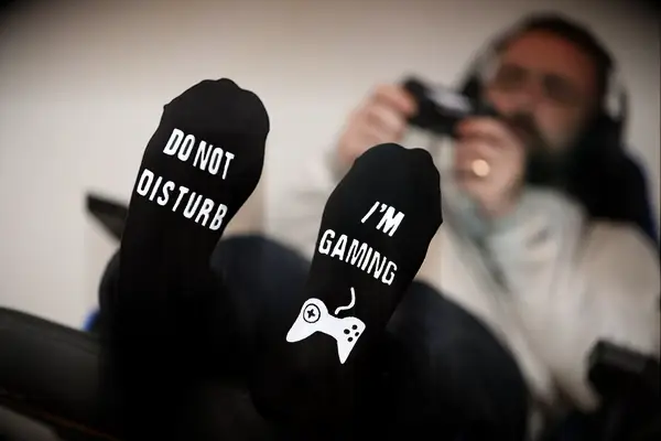 Funny socks for gamers stocking stuffer for boyfriend