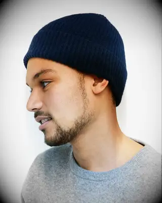 Cashmere beanie stocking stuffer for husband