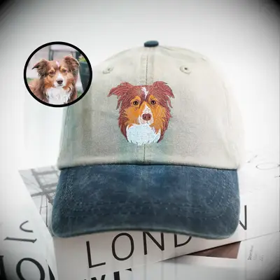 Custom embroidered pet hat stocking stuffer for boyfriend