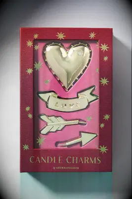 Heart candle charms engagement gift for sister