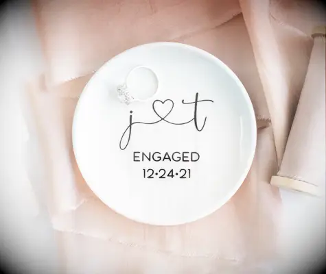 Ring dish from SweetClementinesCo on Etsy