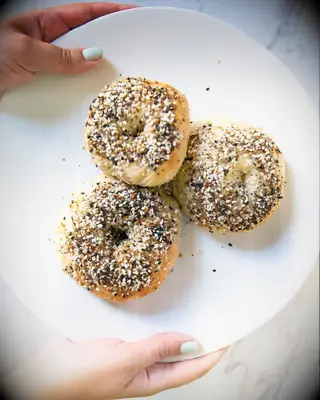 Bagel and cream cheese kit couple experience gift