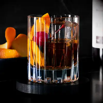 Crystal old-fashioned glasses holiday gifts for husband