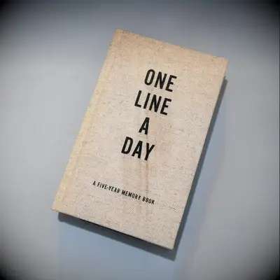 Line a day journal holiday gift for husband