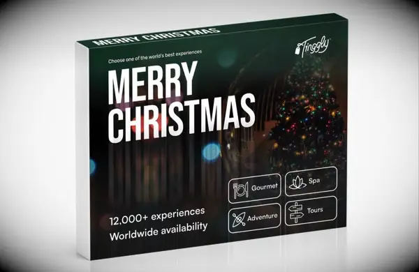 Tinggly experience voucher holiday gift for husband