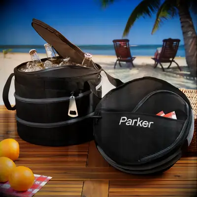 Collapsible party cooler holiday gift for husband