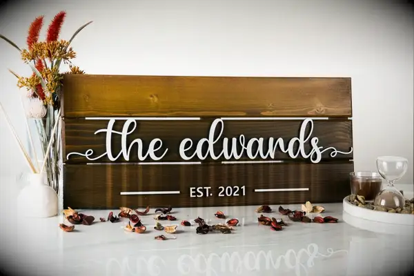 Custom wooden plaque