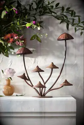 Cute mushroom sculpture