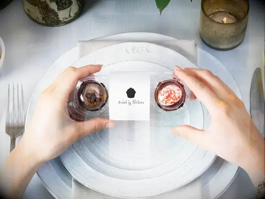 Mini cupcake edible wedding favors