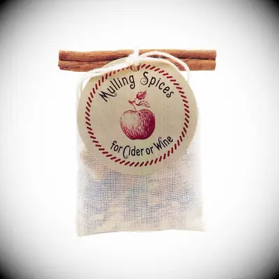 Mulling spice bag wedding favor