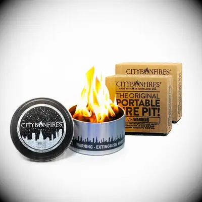 Portable fire pit gift for boyfriend