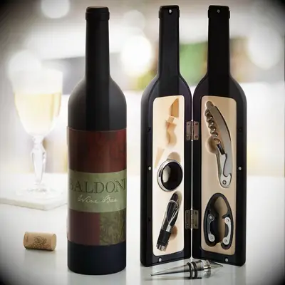 Personalized Wine Accessory Gift Set for son in law