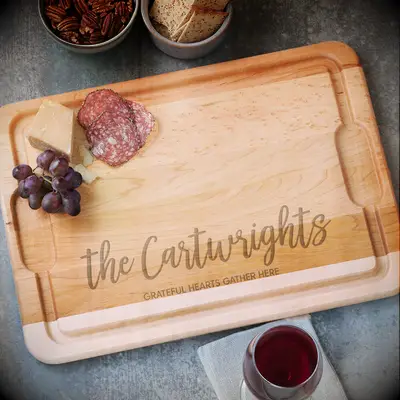 Personalized cutting board son-in-law gift