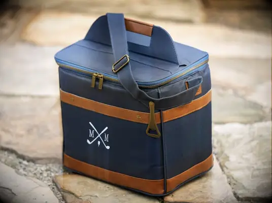 Personalized golf cooler gift for son in law