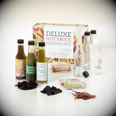 Hot sauce making kit gift for son in law