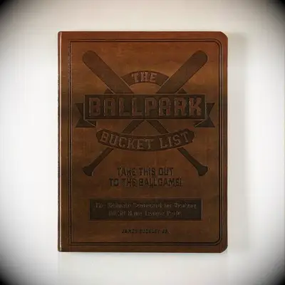 MLB leather journal anniversary gift idea
