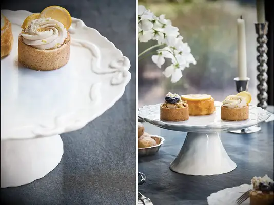 Cute dessert stand bridal shower gift