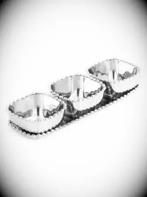Silver bowl and tray gift