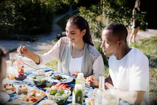 Couple on a picnic