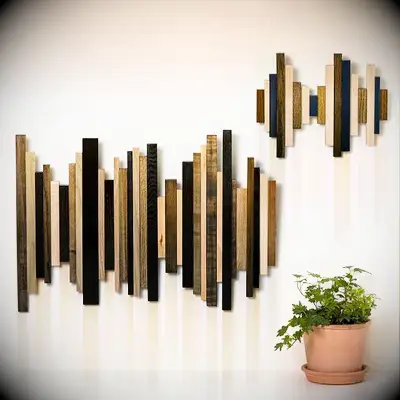 Wooden wall decor