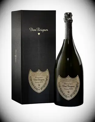 Custom bottle of Dom Perignon