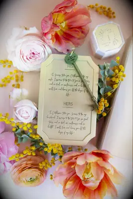 Engraved brass plaque