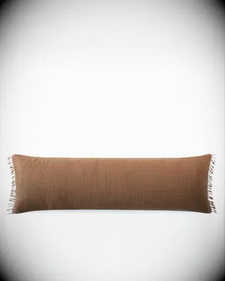 Brown body pillow