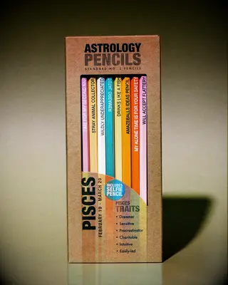 Astrology themed pencils