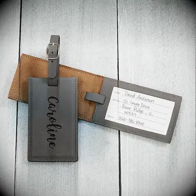 Personalized luggage tag