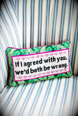 Funny needlework Valentine