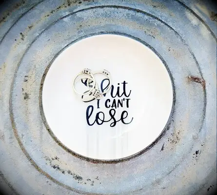 Funny ring dish Valentine