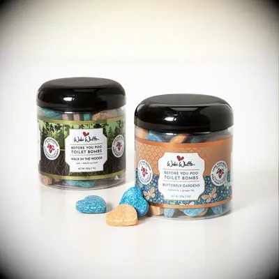 Glitter heart toilet bombs funny Valentine