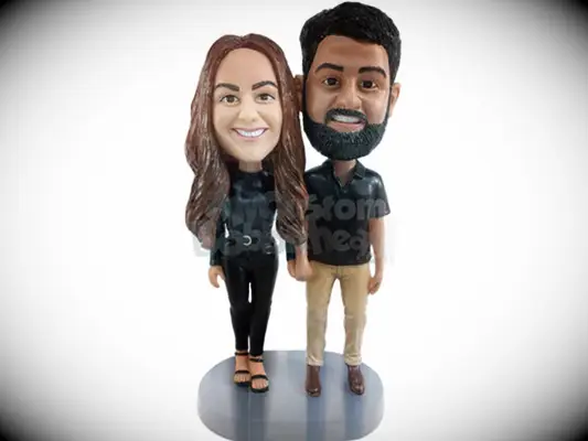 Custom couple bobblehead funny Valentine