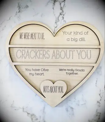 Punny charcuterie board funny Valentine