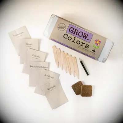 Wildflower grow kit stocking stuffer for wife