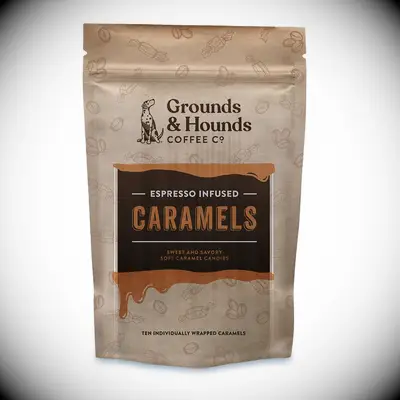 Grounds & Hounds espresso caramels stocking stuffer for wife