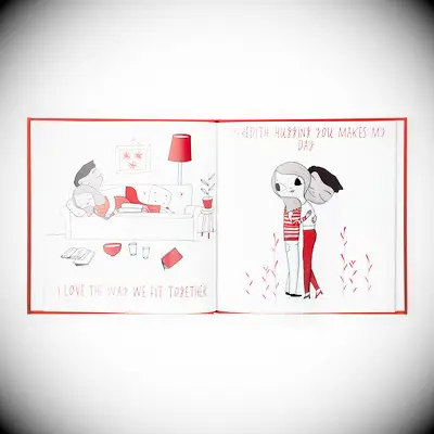 Custom comic book stocking stuffer idea for wife