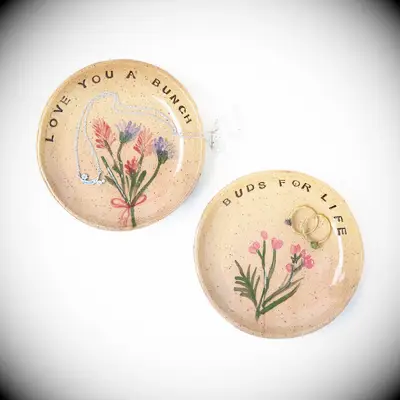 Uncommon Goods wordplay trinket dishes bridesmaid proposal gift