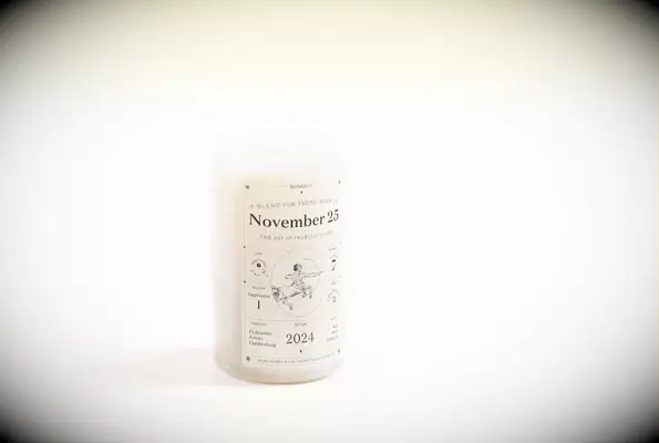 Zodiac sign candle bridesmaid proposal gift