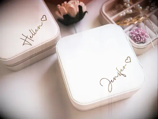 Personalized jewelry boxes bridesmaid proposal gift