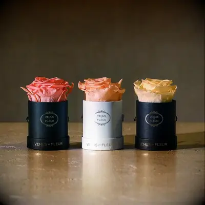 Eternity roses bridesmaid proposal gifts