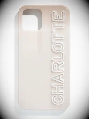 Custom name phone case gift from BaubleBar