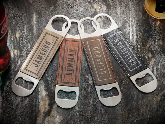 Bottle opener personalized just because gift for him
