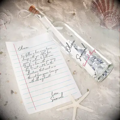 Love letter in a bottle