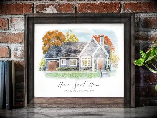Custom house portrait