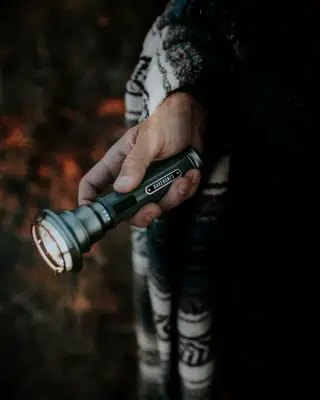 LED flashlight tin anniversary gift