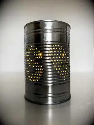 Personalized lantern tin anniversary gift