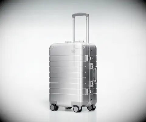 Aluminum luggage tin anniversary gift