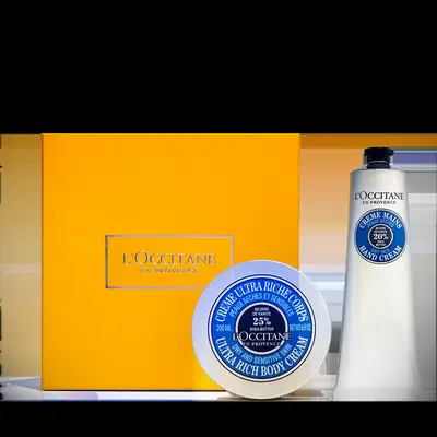 Hand and body cream tin anniversary gift