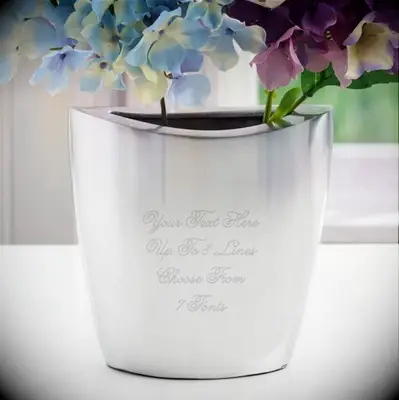 personalized wedding anniversary vase gift
